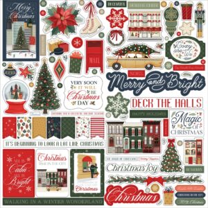 Carta Bella - Christmas In The City - Element Stickers 12"X12"