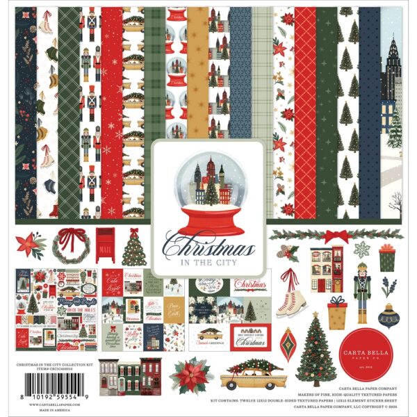 Carta Bella - Christmas In The City - Collection Kit 12"X12"