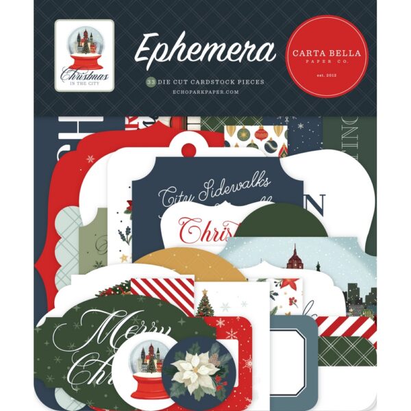 Carta Bella - Christmas In The City - Ephemera, Icons