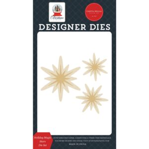 Carta Bella - Christmas In The City - Small Die Set, Holiday Magic Stars