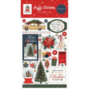 Carta Bella - Christmas In The City - Puffy Stickers