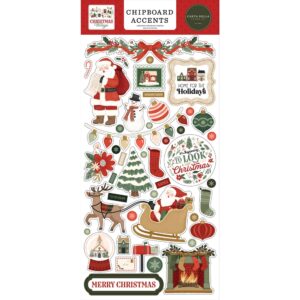 Carta Bella - Christmas Village - Chipboard Accents