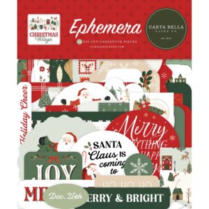 Carta Bella - Christmas Village - Ephemera, Icons