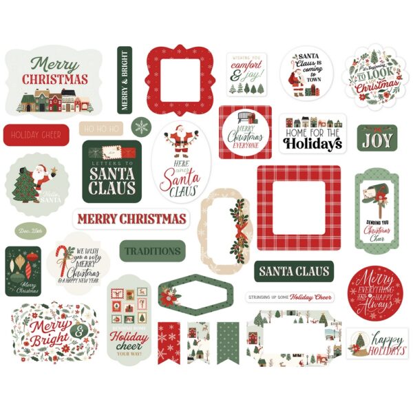 Carta Bella - Christmas Village - Ephemera, Icons - Image 2