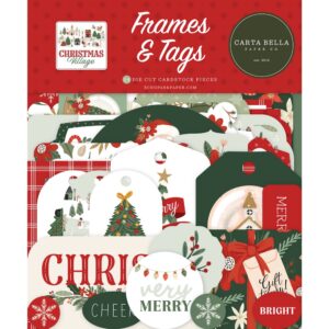 Carta Bella - Christmas Village - Ephemera, Frames & Tags