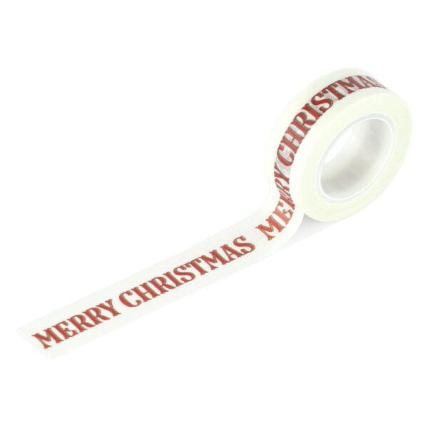 Carta Bella - Christmas Village - Washi Tape, Merry Christmas Word