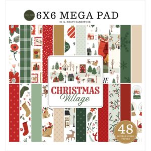 Carta Bella - Christmas Village - Cardmakers Mega Paper Pad 6"X6"