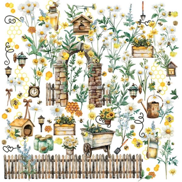 49 & Market - Botanical Buzz - Laser Cut Elements - Image 2