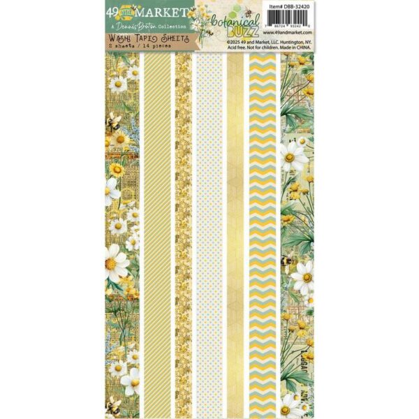 49 & Market - Botanical Buzz - Washi Tape Sheet Set