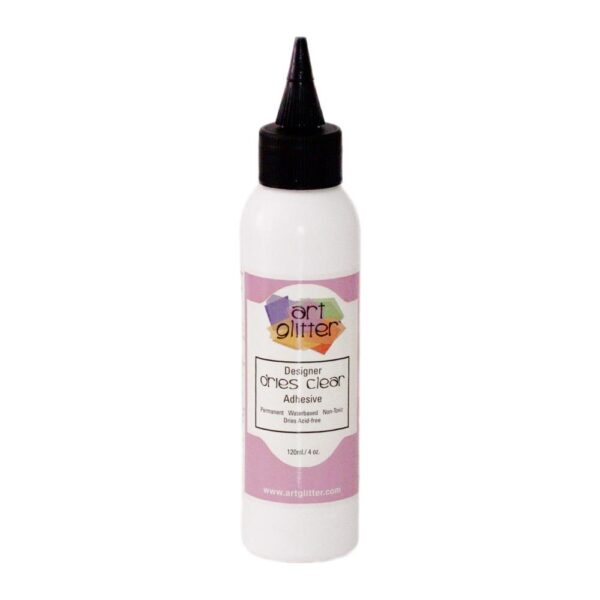 Art Glitter -  Designer Dries Clear Adhesive - 4oz