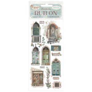 Stamperia - Venice City Of Art - Rub-Ons, Doors & Windows