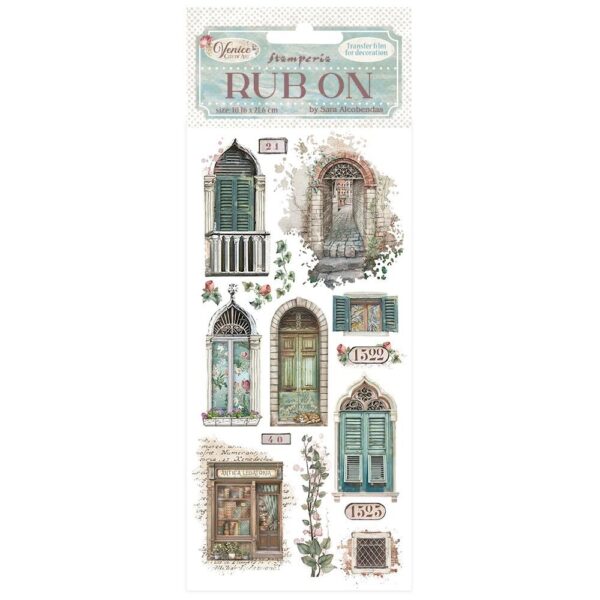 Stamperia - Venice City Of Art - Rub-Ons, Doors & Windows