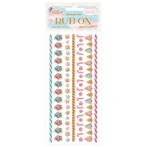 Stamperia - Candy Christmas - Rub-Ons, Stripes
