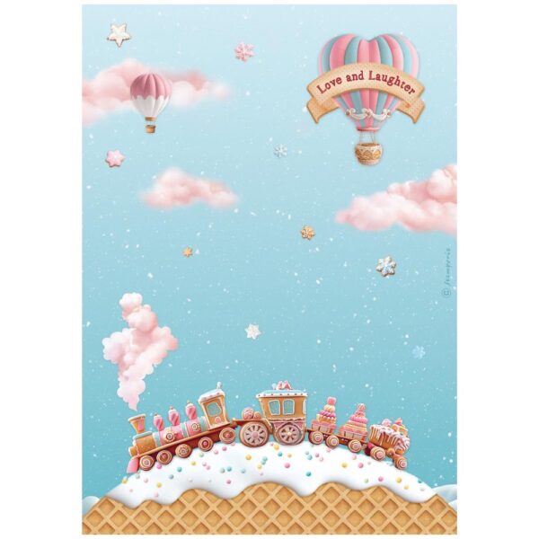 Stamperia - Candy Christmas - Rice Paper A4 Selection Pack 6Pk - Image 3