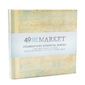 49 & Market - Botanical Buzz - Foundations Binder Album Kit, Sunny