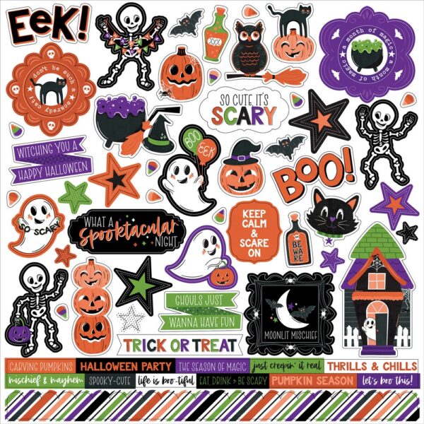 Echo Park - Ghosts & Goblins - Element Stickers