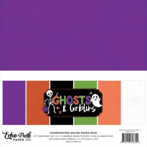 Echo Park - Ghosts & Goblins - Solids Kit 12"X12"