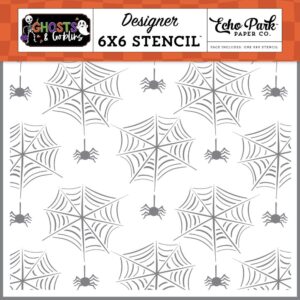 Echo Park - Ghosts & Goblins - Stencil, Spiders and Their Webs