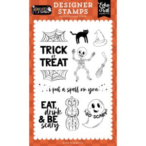 Echo Park - Ghosts & Goblins - Stamp Set, Eat Drink And Be Scary