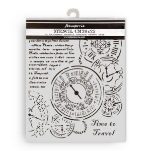 Stamperia - Venice City Of Art - Stencil, Time To Travel