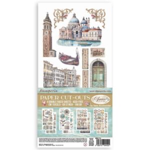 Stamperia - Venice City Of Art - Double-Sided Paper Cut-Outs