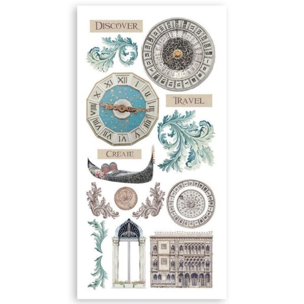 Stamperia - Venice City Of Art - Double-Sided Paper Cut-Outs - Image 4