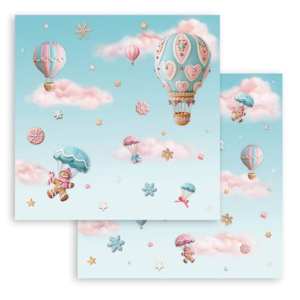 Stamperia - Candy Christmas - 8x8″ Scrapbooking Paper Pad, Double Sided - Image 4