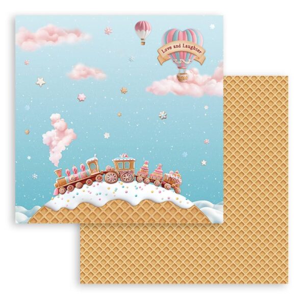 Stamperia - Candy Christmas - 8x8″ Scrapbooking Paper Pad, Double Sided - Image 9