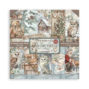 Stamperia - The Owl's House - 12x12" Scrapbooking Paper Pad, Double Sided