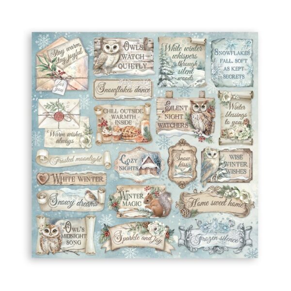 Stamperia - The Owl's House - 12x12" Scrapbooking Paper Pad, Double Sided - Image 10