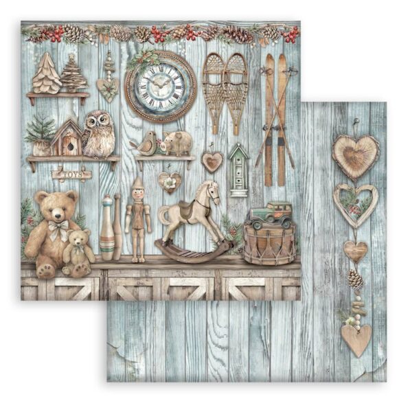Stamperia - The Owl's House - 12x12" Scrapbooking Paper Pad, Double Sided - Image 4