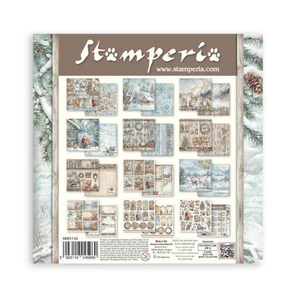 Stamperia - The Owl's House - 8x8" Scrapbooking Paper Pad, Double Sided - Image 2