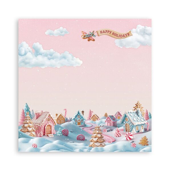 Stamperia - Candy Christmas - 8x8″ Paper Pad, Single Sided - Image 14