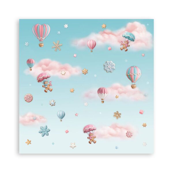 Stamperia - Candy Christmas - 8x8″ Paper Pad, Single Sided - Image 13