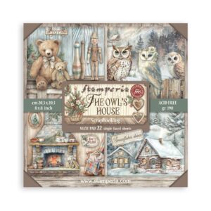 Stamperia - The Owl's House - 8x8" Paper Pad, Single Sided