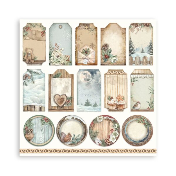 Stamperia - The Owl's House - 12x12" Paper Pad, Single Sided - Image 7