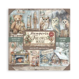 Stamperia - The Owl's House - 12x12" Paper Pad, Single Sided