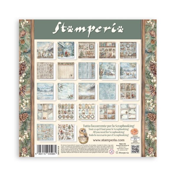 Stamperia - The Owl's House - 12x12" Paper Pad, Single Sided - Image 2