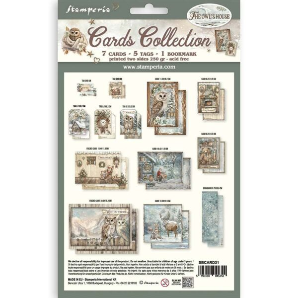Stamperia - The Owl's House - Cards Collection - Image 2