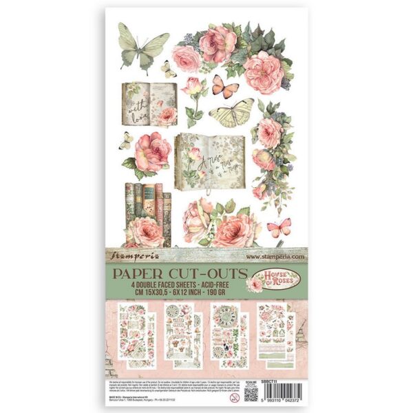 Stamperia - House Of Roses - Paper Cut-Outs