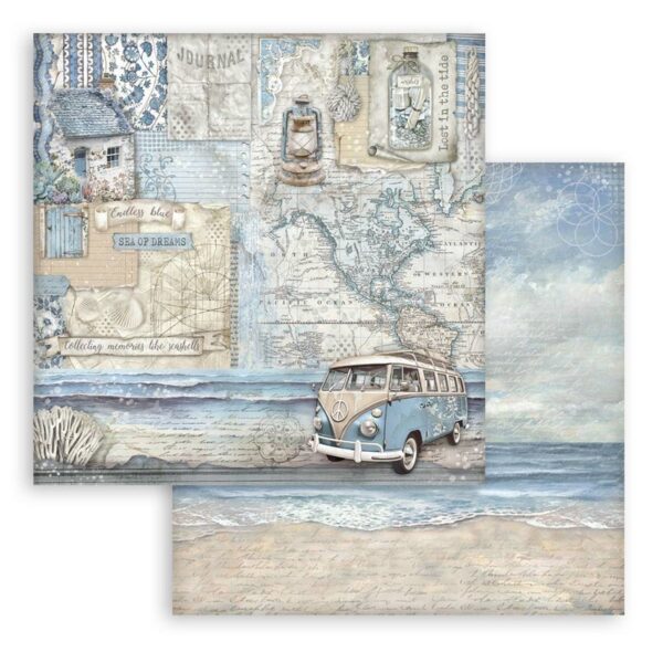 Stamperia - Silent Sea - 12x12″ Paper Pad, Double Sided - Image 3