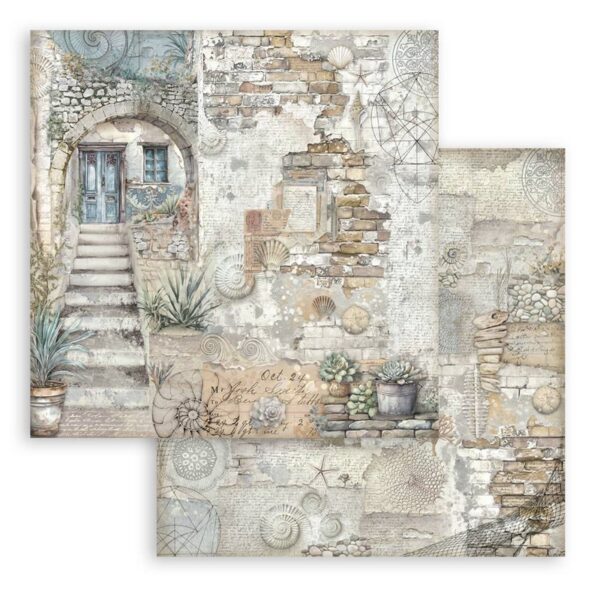 Stamperia - Silent Sea - 12x12″ Paper Pad, Double Sided - Image 11