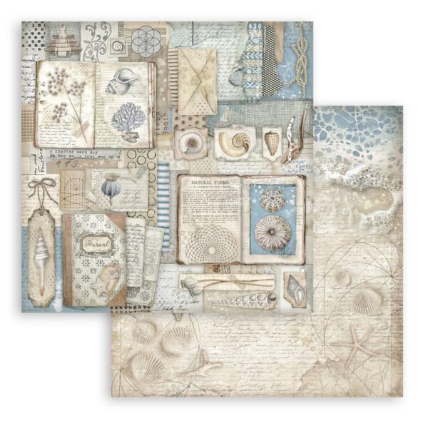 Stamperia - Silent Sea - 12x12″ Paper Pad, Double Sided - Image 4