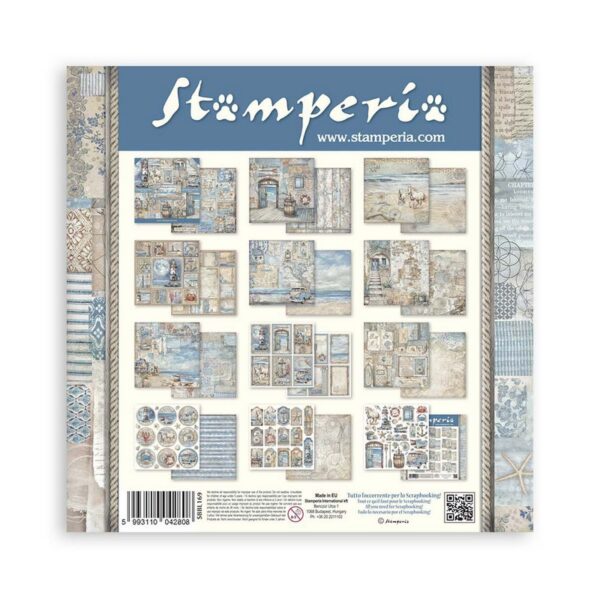 Stamperia - Silent Sea - 12x12″ Paper Pad, Double Sided - Image 2