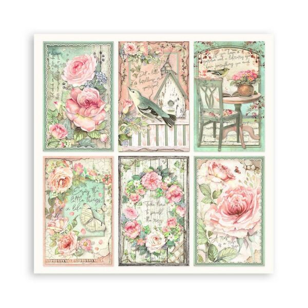 Stamperia - House Of Roses - 12x12″ Paper Pad, Single Sided - Image 14