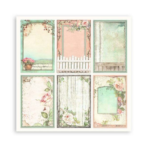 Stamperia - House Of Roses - 12x12″ Paper Pad, Single Sided - Image 12