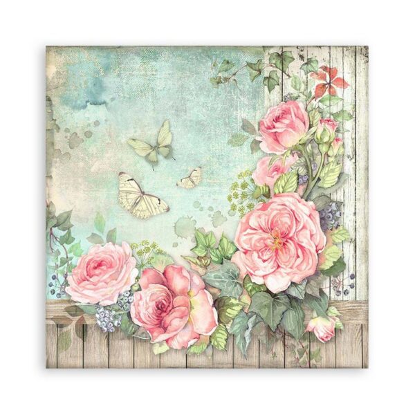 Stamperia - House Of Roses - 12x12″ Paper Pad, Single Sided - Image 6