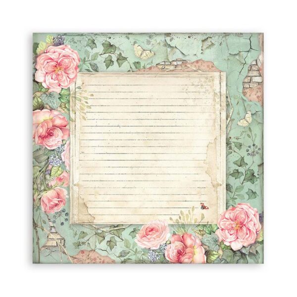 Stamperia - House Of Roses - 12x12″ Paper Pad, Single Sided - Image 3