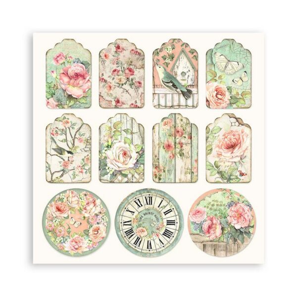Stamperia - House Of Roses - 12x12″ Paper Pad, Single Sided - Image 18