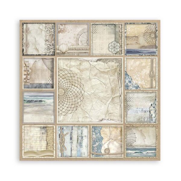 Stamperia - Silent Sea - 8x8″ Paper Pad, Single Sided - Image 10